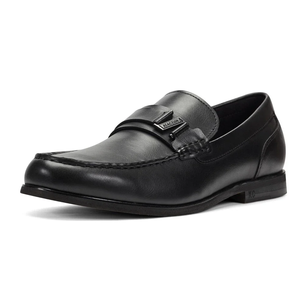 Kenneth Cole Reaction Estate Belt Oxford Men's 7.5 M Black Dress Shoes ZOGG3701